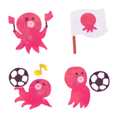 Octopus and soccer ball