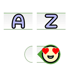 Emoji : English Alphabet With Text Box