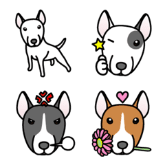 Various Bull Terrier Emoji