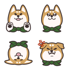 Shiba Inu Red Emoji deformed vol.1