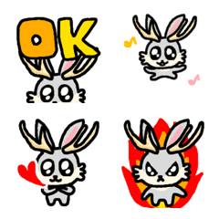 Jackalope emoji