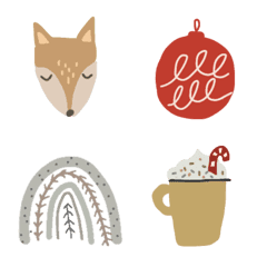 Very simple Christmas emoji