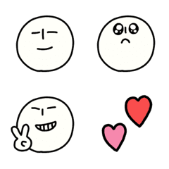 Simple face emoji by miyuma