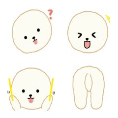 Fluffy Bichon Frise emoji
