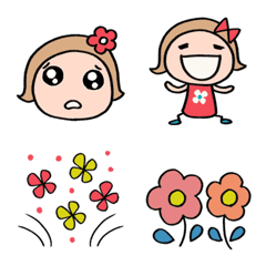 Flower Ribbon Marun Emoji