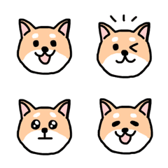 Expressive Shiba Inu Emoji