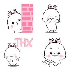 Lovely Rabbit 4 : Animated emoji
