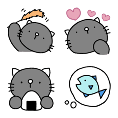 くろねこくろぷーえもじ