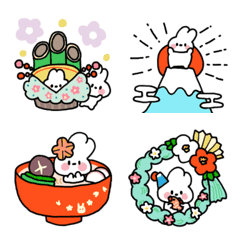 Rabbit Usachi New Year Emoji