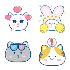 Cat Cat - Cute Animated Emoji  [Ver. 2]