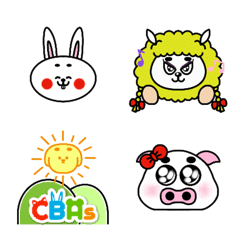 Colorful fun CBAs Emoji
