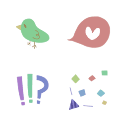 The moving simple&cute Emoji2