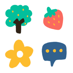 Colorful emoji: 4