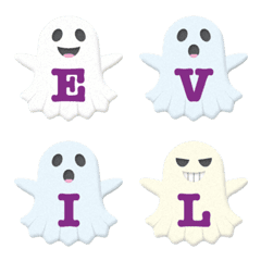 connect ghost alphabet emoji