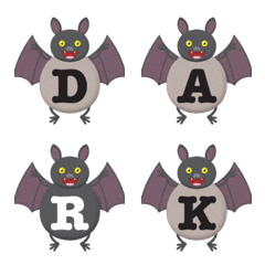 connect bat alphabet emoji
