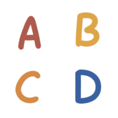 Dynamic English letters