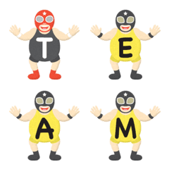 connect pro wrestling maskman alphabet