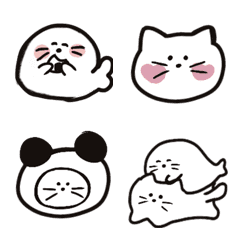 aza and wanwanneko emoji