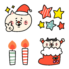 My favorite winter's cat emoji part2.