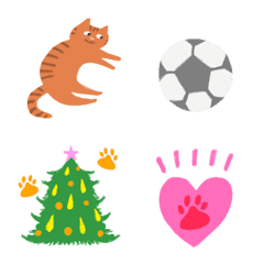 Cat and soccerball,winter ver.fix