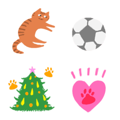 Cat and soccerball,winter ver.fix