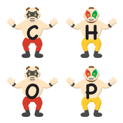 connect heel wrestler alphabet emoji