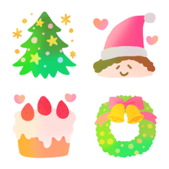 Ugoku!Winter mix colorful emoji