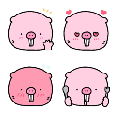 Cute Heterocephalus glaber Emoji