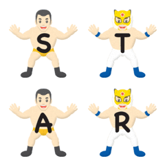 connect super star wrestler alphabet