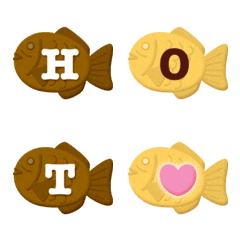 line up taiyaki emoji