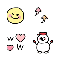 Happy Winter Smiley Emoji ver Animation
