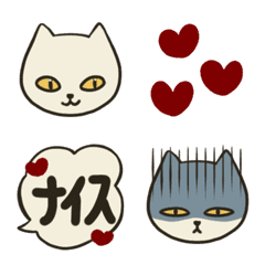 Always usable - Emoji of the white cat