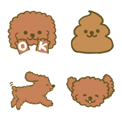 Easy to use Emoji Toy poodle