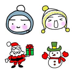 Chibimaruz Winter Christmas Emoji