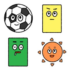 soccer ball and yellow card.