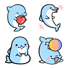 Cute! dolphin emoji 2