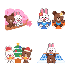 Event Emoji!brown&cony