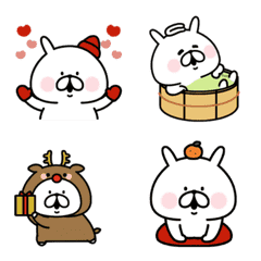 YURU USAGI Emoji Winter (Move)