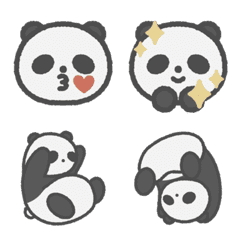 Panda living at its own pace Emoji