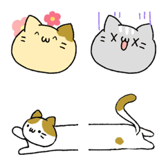 Meow! Lots of cats Emoji (modify Ver.)