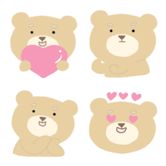 Soft and cute brown bear