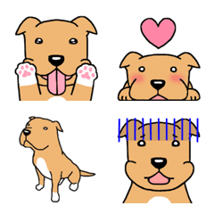 Dog Emoji American Pit Bull Terrier
