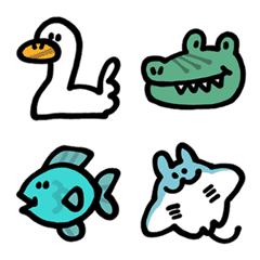 eeMOJI - Animal 2 &Water Creature 1