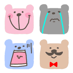 colorful bears kumakun