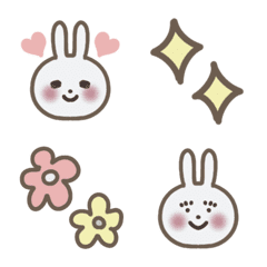 Simple rabbit cute