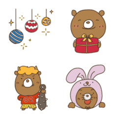 Morikuma winter emoji