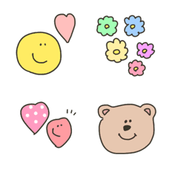 everyday, cute, bear, emoji