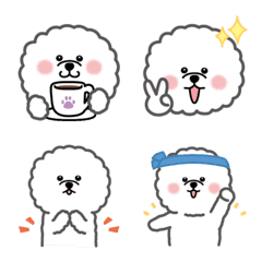 Fluffy Bichon Frize emoji 6