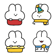 Rabbit cute emoji *