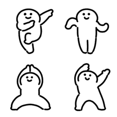 Emoji manusia bergerak (menari)